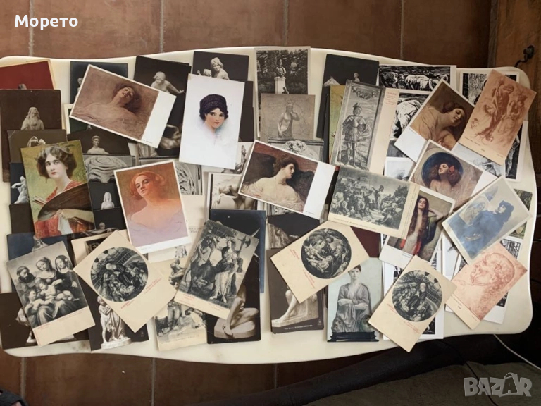 73бр.много стари картички на тема изкуство-Отлично състояние, снимка 1