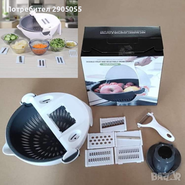 Резачка за зеленчуци и ренде S o r t e x + аксесоари 9 in 1, снимка 1