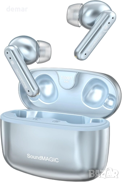Soundmagic T80BT ANC Безжични слушалки с Hi-Res аудио, хибридно активно шумопотискане, снимка 1