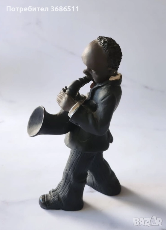 Фигурка на джаз музикант, снимка 1