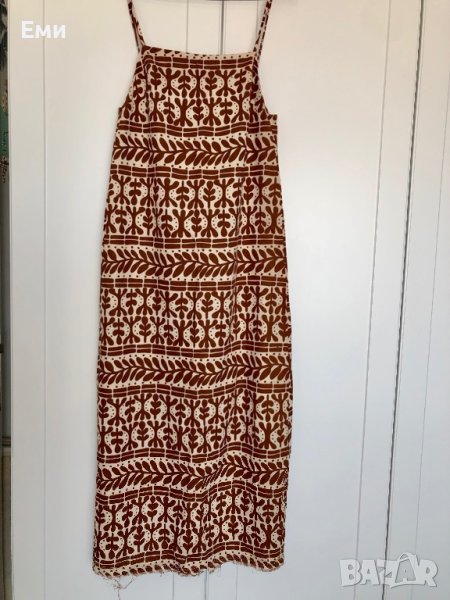 ZARA Рокля с презрамки, снимка 1