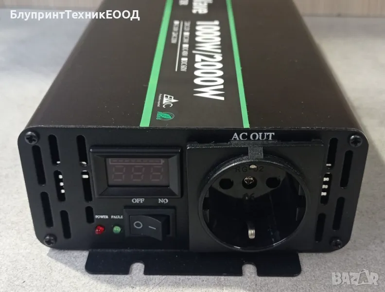 Инвертори HOULI 2000/1000W пълна синусоида 12 или 24V DC, снимка 1