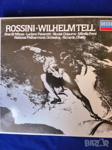 операта "Вилхелм Тел" на Росини, на DECCA на 4 LP vinyl, с Николай Гяуров, Мирела Френи, Павароти..., снимка 1