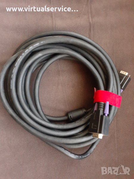 VGA кабели 15-pin to 15-pin (7-10 метра) - 6-8лв, снимка 1