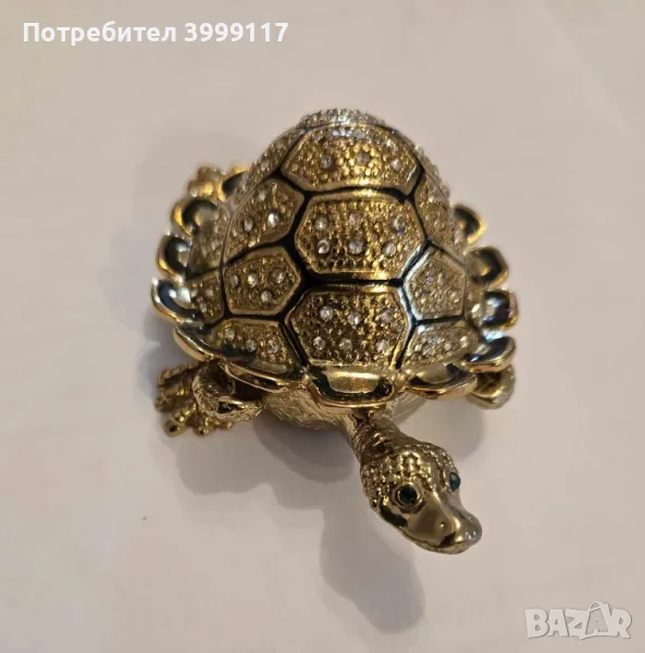 Метална бижутерка - Костенурка, снимка 1