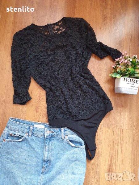 БОДИ черна ДАНТЕЛА размер 34, снимка 1