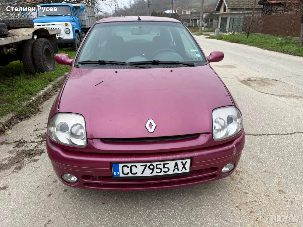 renault clio 1.9D 64hp / КЛИМА   -цена 1 550лв или 792.50  евро - регистрирана , прехвърля се веднаг, снимка 1