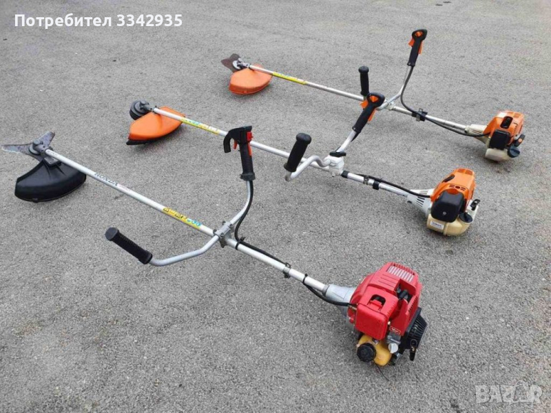 Бензинов тример храсторез Щил четиритактов, снимка 1