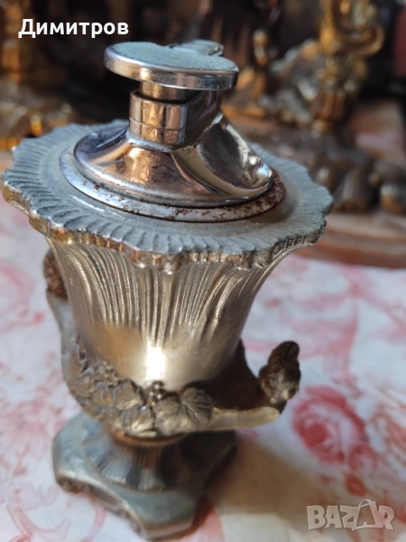 Стара бронзова запалка, снимка 1