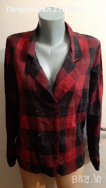 ДАМСКА  РИЗА тип САКО  ZARA  - Размер L, снимка 1