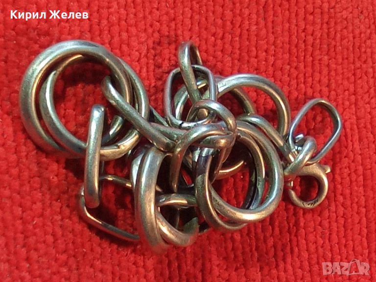 СТИЛНА ВИНТИДЖ СРЕБЪРНА ГРИВНА СРЕБРО 925 РЪЧНА ФИНА МАЙСТОРСКА ИЗРАБОТКА 45696, снимка 1