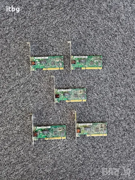 5бр. лан карти Intel 10/100 PCI, снимка 1