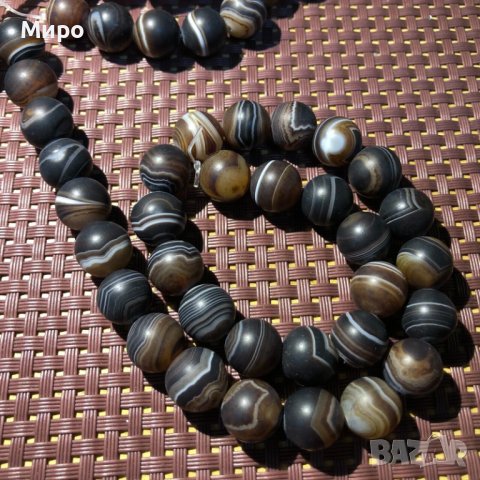 ДЗИ МЪНИСТА  АХАТ ''КОПРИНЕНА НИШКА'' НАНИЗ ОТ 33 БР ТИБЕТ НЕПАЛ 