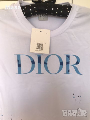 Стилна тениска оригинал Dior, снимка 1 - Тениски - 40913393