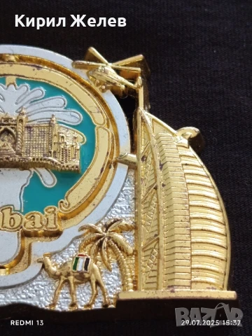 СУВЕНИР ИЗОБРАЗЯВАЩ ЗАБЕЛЕЖИТЕЛНОСТИ и СИМВОЛИ на ДУБАЙ БУРЖ ХАЛИФА 41795, снимка 3 - Други ценни предмети - 51180317