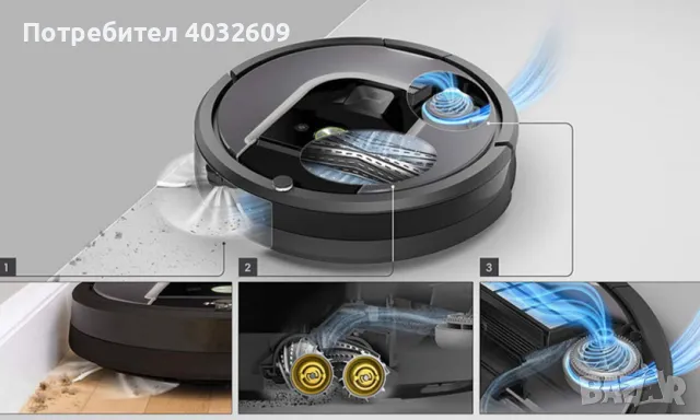 Irobot i7/981 прахосмукачка робот, нова виртуална стена, снимка 6 - Прахосмукачки - 50223623