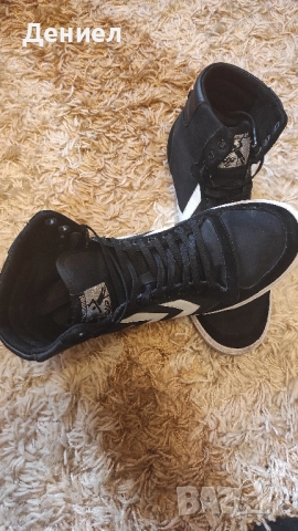 Hummel Унисекс Високи маратонки 'Slimmer Stadil' в Черно, снимка 2 - Маратонки - 52147053