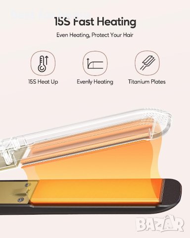 Stylocks професионална пресаза коса с регулируема температура 80-230 градуса, снимка 3 - Преси за коса - 41631071