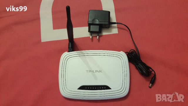 Wi-Fi Рутер TP-Link TL-WR741ND ver.4.27, снимка 2 - Рутери - 52877528