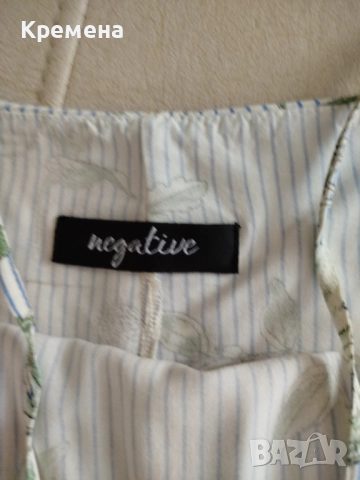 Negative,-ризка Sveta с голи рамене , снимка 2 - Ризи - 51549371