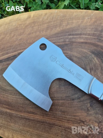 Туристическа къмпинг брадва Columbia F-12, снимка 3 - Ножове - 51389960