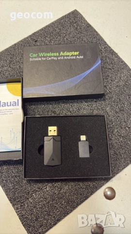 Безжичен CarPlay/Andoid Auto Adapter (Чисто нов, 2в1), снимка 2 - Аксесоари и консумативи - 52544351