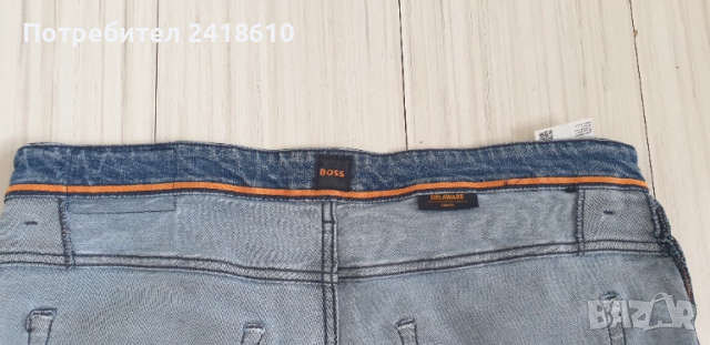 Hugo Boss Delaware Slim Fit  Soft Touch Mens Size 34/32  ОРИГИНАЛ Мъжки Дънки!, снимка 13 - Дънки - 52308619