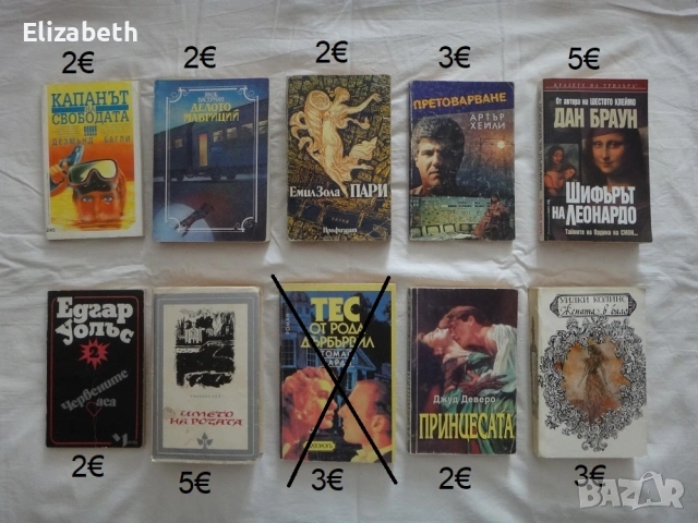 Книги - нови и стари издания, снимка 2 - Художествена литература - 53074882