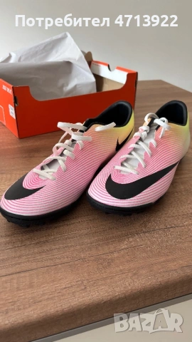 Футболни обувки Nike Mercurial – Turf, снимка 4 - Футбол - 53723411