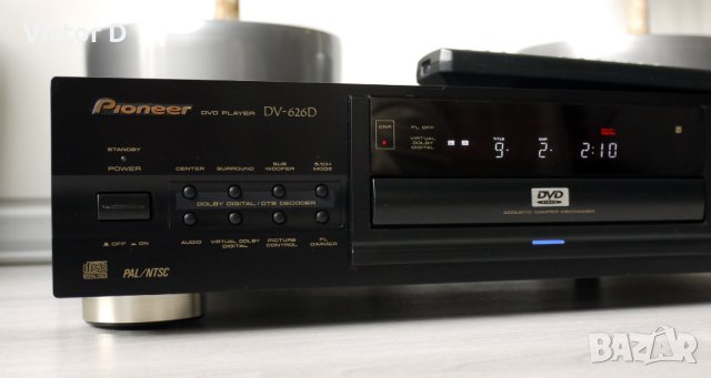 Pioneer DV-626D - DVD Player,дистанционно, снимка 4 - Плейъри, домашно кино, прожектори - 44276375