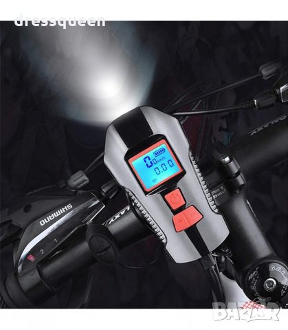 3138 Фар за велосипед или скутер, LED с акумулаторна батерия с USB, 4 режима на осветление и 6 звуко, снимка 11 - Аксесоари за велосипеди - 34238257