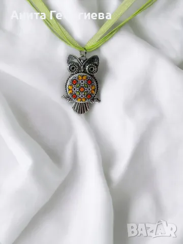 Ръчно бродирани бижута с български шевици, снимка 11 - Бижутерийни комплекти - 29090492