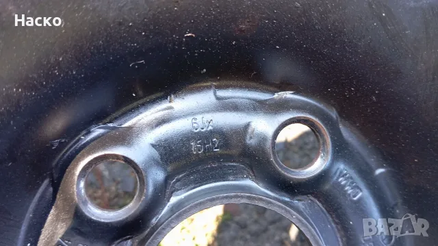 Стоманени Джанти vw 15 5x100 6j, снимка 4 - Гуми и джанти - 56260969