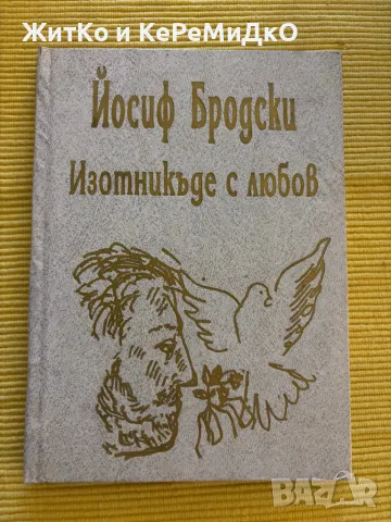 Йосиф Бродски - Изотникъде с любов, снимка 1