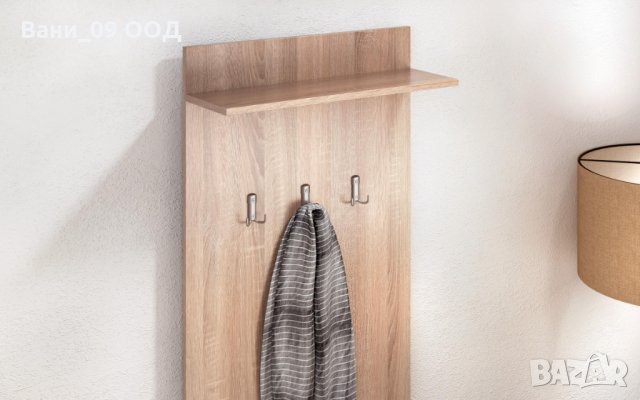 Закачалка-панел с етажерка за обувки, снимка 4 - Портманта - 34629450