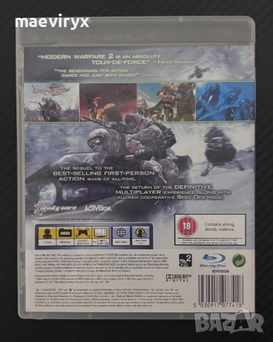 Call of Duty: Modern Warfare 2 за PS3, снимка 2 - Игри за PlayStation - 52379822