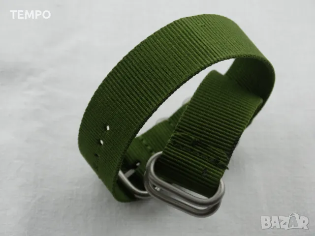 КАИШКА ZULU ЗЕЛЕНА-18мм + ПОДАРЪК, снимка 14 - Каишки за часовници - 46946199