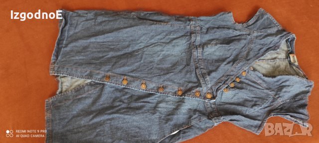 Л/ХЛ страхотна дънкова рокля , снимка 1