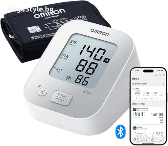 OMRON X2+ Connect апарат за кръвно налягане