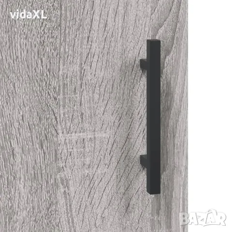 vidaXL Сайдборд, Сив сонома, 90x34x80 см, инженерно дърво, снимка 10 - Бюфети - 56147927