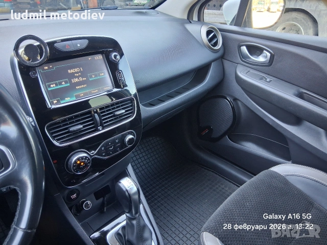 Рено Clio IV1.2,118hp*2017*автоматик,лед,камера,, снимка 14 - Автомобили и джипове - 53663191