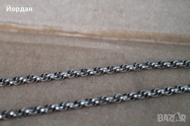 Дамски сребърен гердан 0,925, снимка 7 - Колиета, медальони, синджири - 53275119