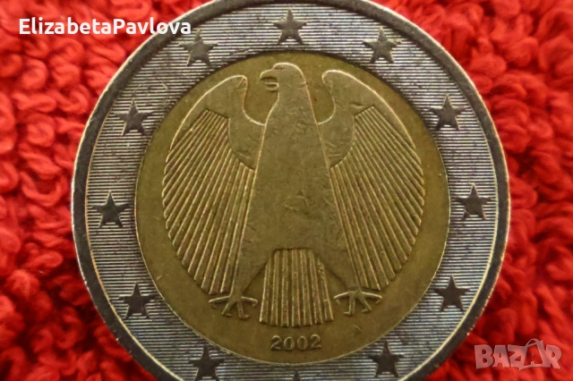 Колекционерска Монета 2 Евро Германия 2002 - Монетен двор "A", снимка 5 - Нумизматика и бонистика - 53719237