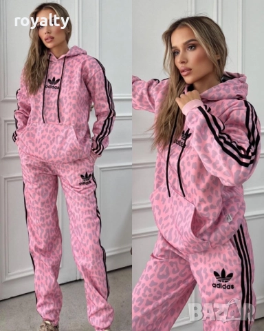 Adidas Розов Дамски Комплект 