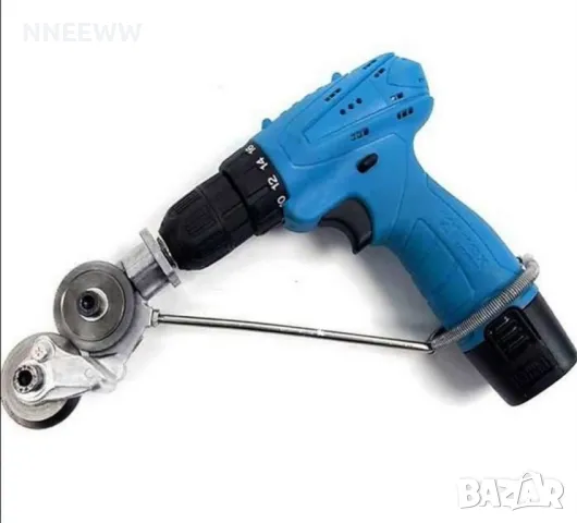 Приставка за рязане на метал и ламарина за бормашина и винтоверт , снимка 4 - Винтоверти - 47875088