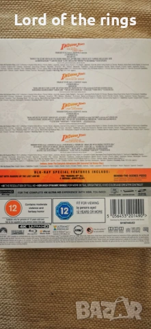 Indiana Jones 4-Movie Collection 4K Ultra-HD/ Blu-ray - Колекция филми Индиана Джоунс, снимка 2 - Blu-Ray филми - 53614671