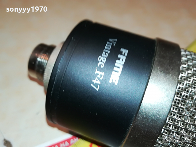 *FAME VINTAGE F47 MIC-ВНОС ENGLAND 0104221755, снимка 7 - Микрофони - 36310690