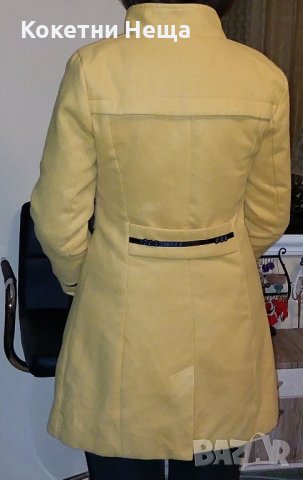 Жълто палто размер Л 