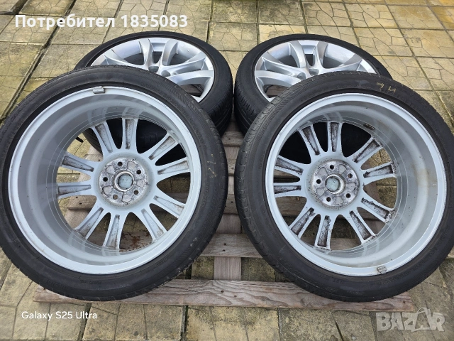Лети джанти 19ки 5х114.3 Mazda + летни гуми 225/45/19 Bridgestone, снимка 9 - Гуми и джанти - 53707731