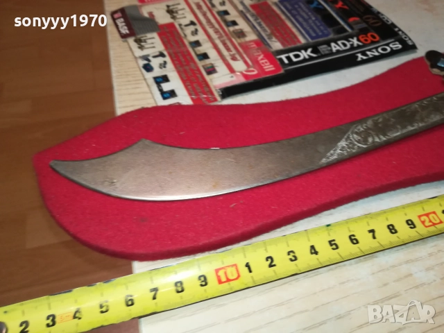 КОЛЕКЦИОНЕРСКИ МЕЧ 40СМ ОТ ФРАНЦИЯ 1610251909, снимка 5 - Антикварни и старинни предмети - 52078923